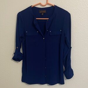 Royal Blue Button Down Shirt